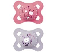 MAM Chupete Original Rosa Mate 2-6m 2 uds