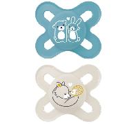MAM Chupete Original Start Azul Mate 0-2m 2 uds