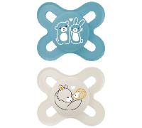 MAM Chupete Original Start Látex Azul Mate 0-2m 2 uds