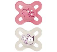 MAM Chupete Original Start Látex Rosa Mate 0-2m 2 uds