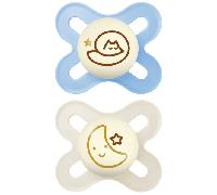 MAM Chupete Original Start Night Azul Mate 0-2m 2 uds