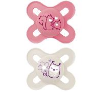 MAM Chupete Original Start Rosa Mate 0-2m 2 uds