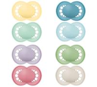 MAM, Chupete Original Tendencia 18+ meses (2 piezas) Color aleatorio - Chupete de silicona simétrico y anatómico - Chupete de bebé con caja de transporte y esterilización