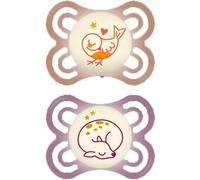 Mam Chupete Perfect Noche 0+ Rosa 2uds