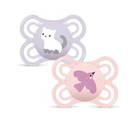 MAM Chupete Perfect para Bebés 2-6 Meses, Rosa Mate, 2 uds