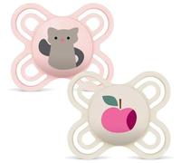 MAM Chupete Perfect Start Rosa Mate 0-2m 2 uds