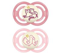 MAM Chupete Perfect Night Silicona +16 meses Rosa ✅ Entrega 24/72h