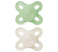 Mam Start Pure Chupete Silicona 0-2M Verde Beige 2uds