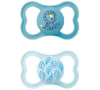 MAM Chupete Supreme Azul Mate +16m 2 uds