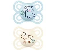 Mam Chupete Supreme 2-6M Azul 2uds