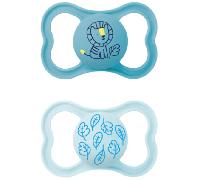 MAM Chupete Supreme Azul Mate +6m 2 uds