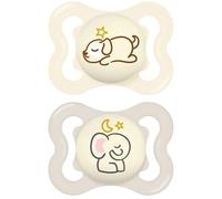 MAM Succette Supreme Nuit 2-6+ Meses Silicone 2 uds