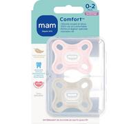 Mam Comfort Chupete Silicona Silicona 0-2meses 2uds