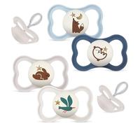 MAM Dental Supreme Night - Chupete (4 unidades, 6 - 16 meses, respetuoso con la piel y los dientes, silicona suave y suave)