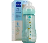 Mam Easy Active Biberón Tetina Flujo Muy Rápido +6M Ice 330 ml