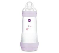 MAM Easy Start - Biberón anticólicos de 320 ml para lactancia mixta, reduce las burbujas de aire y el riesgo de cólicos, accesorio para recién nacidos a partir de 4 meses, autoesterilizante y con