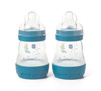 MAM Easy Start Botella anticólica de 160 ml, 2 unidades con niño