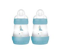 MAM Easy Start Matte Anti-Colic Baby Bottles, 5oz (2 Count), Slow Flow Nipples, Baby Boy