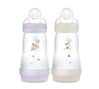 Mam Easy Start Nature Biberón Tetina F2 Lila Arena 260ml 2uds