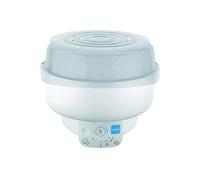 MAM Esterilizador eléctrico y calentador de biberones Express, 6 funciones en 1, uso eléctrico o microondas, contiene 1 biberón Easy Start Anti-colic de 160 ml y 1 chupete Start Nanò 0-2 meses, color Unisex