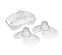 MAM | Extremidades de pecho - Juego de 2 puntas de mama de silicona (tamaño L, 23 mm) - Accesorio especial de lactancia materna suave como la piel con caja de esterilización