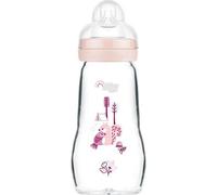 MAM Feel Good Biberon Cristal Rosa +2 Meses 260 ml