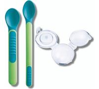 Mam Heat Sensitive Spoon & Cover Cuchara Sensible Neutro 2 uds