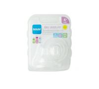 MAM Juego de 2 boquillas de silicona anti-fugas