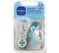 Mam Kit Chupete con Clip 2-6 Meses 1ud