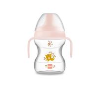 MAM Taza Learn To Drink Cup con asas extraíbles y boquilla, 6 meses 190 ml, rosa