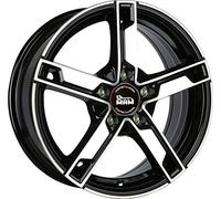 MAM Wheels W4 Black Front Polish 7x17 ET 35 5/100 llanta de aluminio Negro