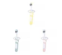 MAM | Mi primer cepillo de dientes 6+ meses (color aleatorio) - Cepillo de dientes para bebé fácil de sostener en la mano - Aprende a lavar los dientes solos - Con escudo protector
