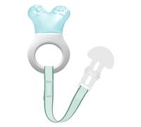 MAM Mordedor, a partir de 2 Meses, Alivio Instantáneo a la Dentición de los Dientes Posteriores, con Agua para Refrescar, Ligero y Fácil de Agarrar, Incluye Broche, Fácil de Limpiar, Azul, Pack de 1