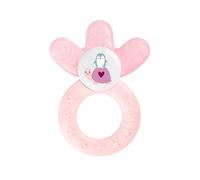 MAM Mordedor, a partir de 4 Meses, Alivio Instantáneo a la Dentición de los Dientes Posteriores, con Agua para Refrescar, Ligero y Fácil de Agarrar, Fácil de Limpiar, Rosa, Pack de 1