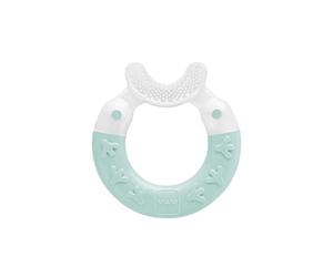 MAM Mordedor mordedor para bebés con cerdas extra suaves, a partir de 3 meses, color turquesa, 1 unidad (1 unidad)