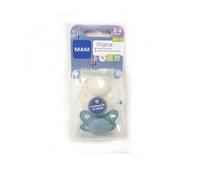 MAM Original Chupete Silicona 2-6 M Nature 2 uds