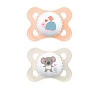 Mam Original Skinsoft silicona Baby Pacifier with Pacifier Case