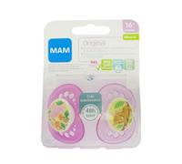 MAM PACIFIER ORIGINAL SILICONE + 16M ROSE 2UN