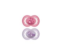 MAM Pacifier Original Silicone Pink 16+ 2 pack