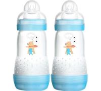 MAM Biberón Easy Start Anti-colic Flujo Medio Azul Brillante 2-4m 260 ml 2 uds