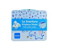 MAM Pack Recien Nacido Biberon Azul 160 ml+Chupete Luna 0+Meses