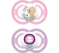 MAM Perfect Organic Garden Chupete Silicona +6M 2uds