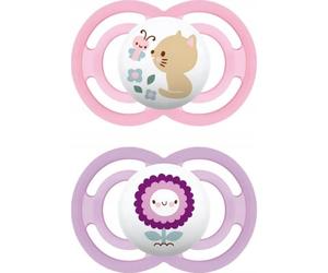 MAM Perfect Organic Garden Chupete Silicona +6M 2uds