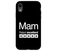 Mam Rated Excellent 5 Stars - Divertido Día de la Madre Carcasa para iPhone XR