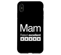 Mam Rated Excellent 5 Stars - Divertido Día de la Madre Carcasa para iPhone XS Max