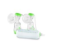 MAM Sacaleches 2en1 Doble Eléctrico y Manual, Manejo Fácil y Relajado, Extracción Directa al Biberón o Recipiente de Conservación, Estimulación y Extracción Ajustable, Batería Recargable