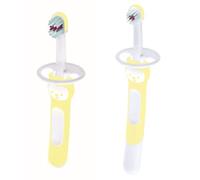 MAM Set Cepillos Dientes Aprendizaje Bebé con Adulto Neutro 2 uds