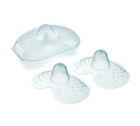 MAM Skinsoft - Pinzas para lactancia materna de silicona con caja de esterilización, tamaño 23 mm, paquete de 2