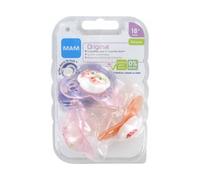 MAM Succette Original 18+ Meses Silicone Fille 3uds