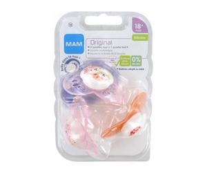 MAM Succette Original 18+ Meses Silicone Fille 3uds
